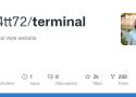 GitHub - m4tt72/terminal: Terminal style website
