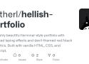 GitHub - petherl/hellish-portfolio: A hellishly beautiful terminal-style portfolio with animated typing effects and devil-themed red/black aesthetics. Built with vanilla HTML, CSS, and JavaScript.