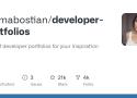 GitHub - emmabostian/developer-portfolios: A list of developer portfolios for your inspiration